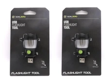 2 LOT Goal Zero 9601B USB Flashlight Tool USB Powered 110 Lumens Flashlight