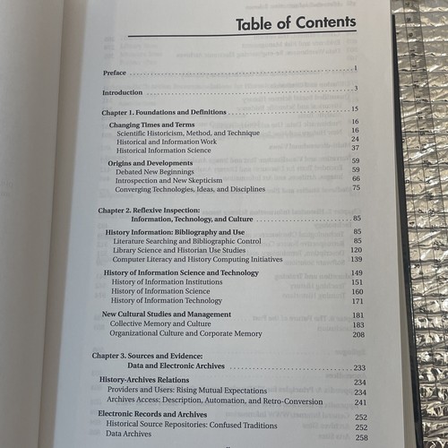 Historical Information Science : An Emerging Unidiscipline by Laurence J.... - Imagen 7 de 17