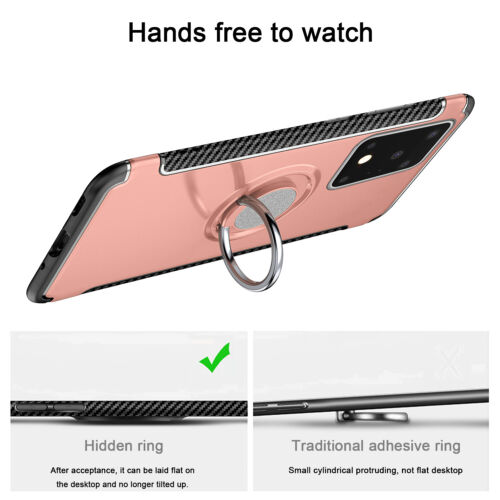 Funda TPU con soporte de anillo a prueba de golpes para Samsung Galaxy S20/S20 Plus - Imagen 42 de 43