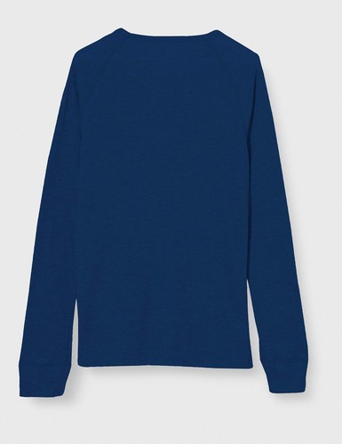 Odlo Kinder aktiv warm Grundschicht Langarmshirt, marineblau, 164 - Bild 3 von 4