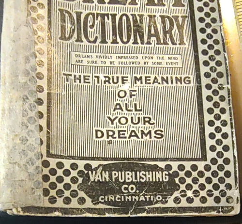 VTG Dream Dictionary Van Publishing White & Black Series No.1 Ten Cents - Imagen 10 de 10