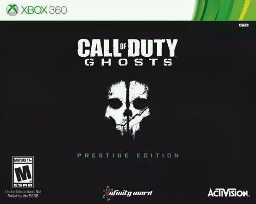 Call Of Duty Ghost Xbox 360 Case Only