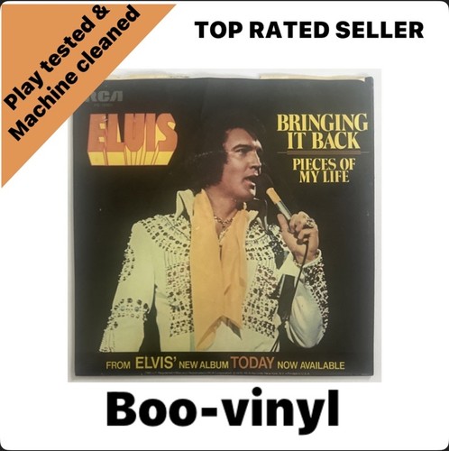 Elvis Presley - "Bringing It Back/Pieces of My Life" 7" US Ausgabe EX/Sehr guter Zustand+