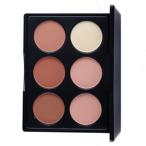 Powder Palette 6 Shades Fine Texture Portable Highlighting Contour Palette F DM5 - Picture 10 of 12