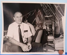 NASA PRESS PHOTO vtg STS-4 Space Shuttle COLUMBIA Launch Director Al O'HARA