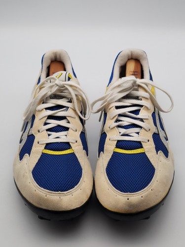 Asics weiß/blau/gelb Herren If You're Serious Trainingsschuhe Größe 11 GN707 - Bild 3 von 7