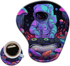 Tapis de Souris Repose Poignet Gel - Tapis de Souris Bureau Ergonomique avec Support Poignet - Antidérapant,D