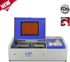 Monport 40W Pro v2.0 Lightburn Compatible, CO2 Laser Engraver Cutter Air Assist