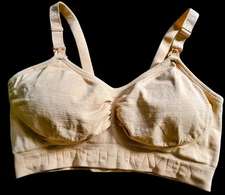 Kindred Bravely Bra Sublime Pumping Nursing Hand Free Beige Ombre Size Small
