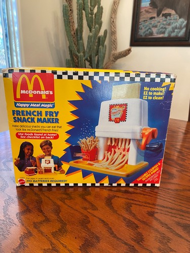 McDonalds Happy Meal Magic Pommes Frites Snack Maker von Mattel SEALED 1993 **NEU** - Bild 4 von 17