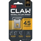 (10)-3M Claw 45 lb Drywall Picture Hanger W/Temporary Spot Marker 3PH45M-1ES