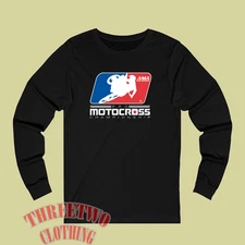 AMA Pro Racing Motocross Championship Men's Black Size S to 3XL