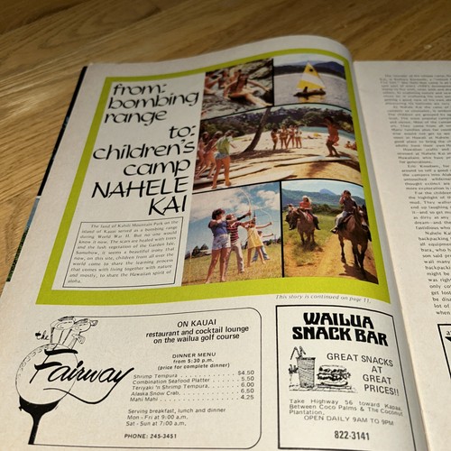 Vintage March 1977 HAWAIIAN AIR Magazine - Latitude 20 - Picture 6 of 20