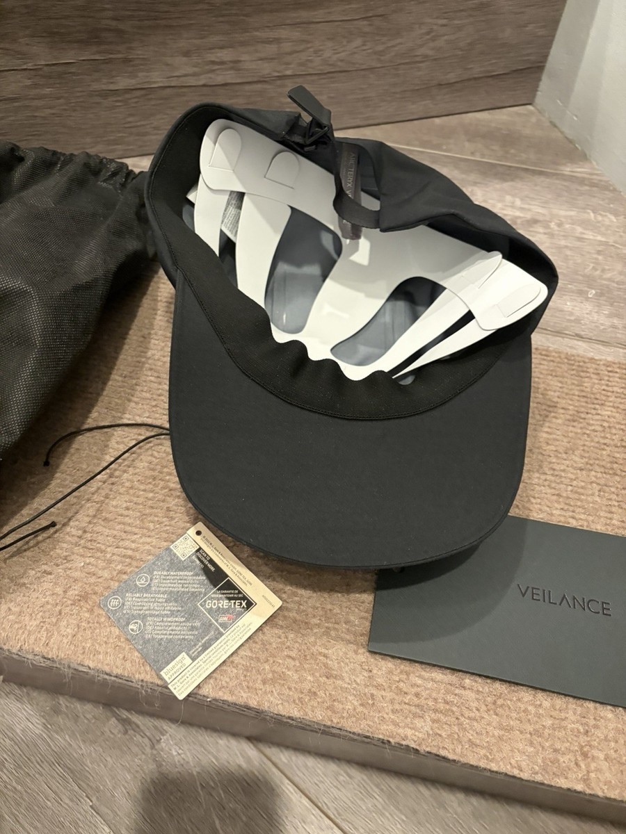 Arc'teryx Veilance BNWT Men's Stealth Cap Hat Gore-Tex Black L/XL