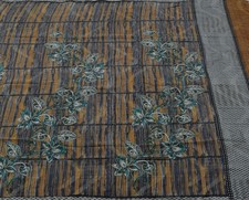 Sushila Vintage Multi-Color Saree Pure Crepe Silk Printed Floral Soft Fabric