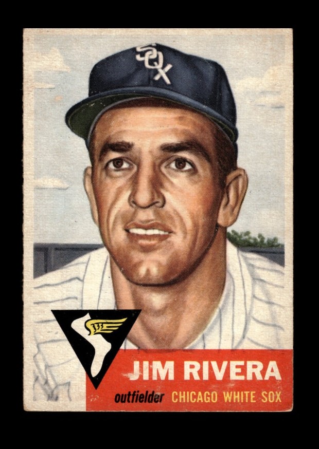 1953 Topps Set-Break #156 Jim Rivera VG-VGEX *GMCARDS*
