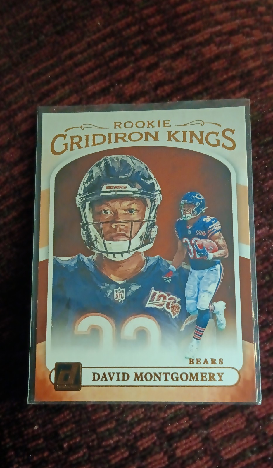 2019 Panini Donruss - Rookie Gridiron Kings David Montgomery #RGK-9 (RC)