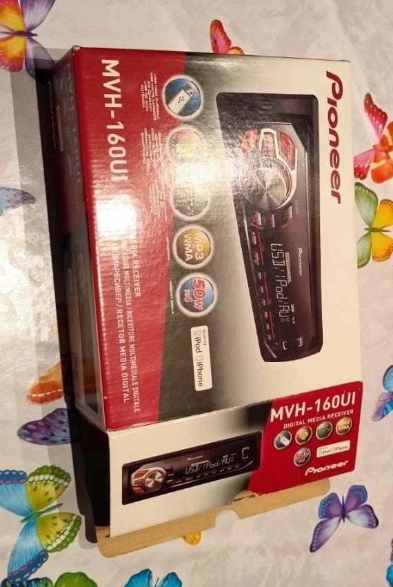 PIONEER MVH-160UI Original Car Radio AutoRadio Come Nuovo Mp3 Usb - Immagine 2 di 4