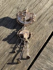 Juhls Kautokeino Sterling Silver Brooch Norway Norwegian Sami vtg 3259