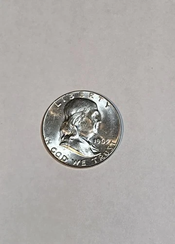 1963 Franklin Half Dollar – BU UNC –90%Silver