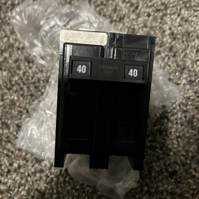 EATON BAB2040 40AMP 2 Pole 240V  Bolt-On Circuit Breaker  
