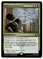 MTG Foil Ethereal Absolution - Prerelease Cards Moderately Played English