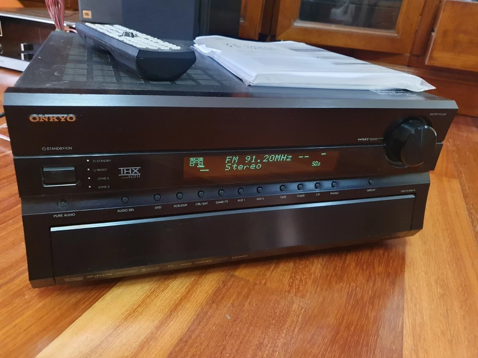 Sintoamplificatore Onkyo TX-SR805 HDMI ENTRATA GIRADISCHI 7.1 THX 1015 W RMS  - Immagine 3 di 4