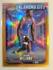 2024 Topps Chrome Basketball Gold Refractor Jalen Williams #63