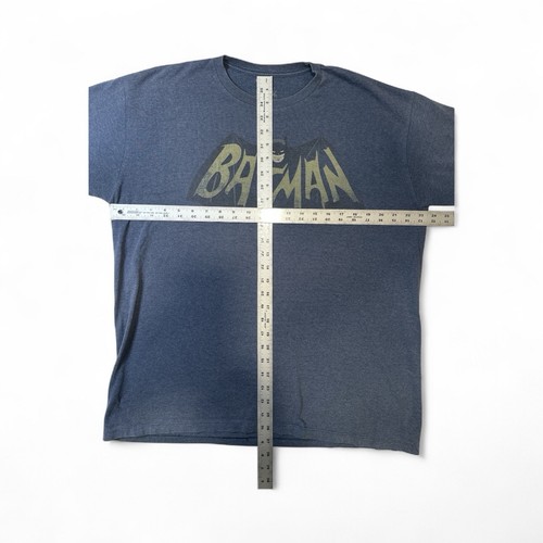 Camiseta Batman Clásica Logo Para Hombre XL Azul DC Comics Estilo Vintage Camiseta Gráfica - Imagen 2 de 4