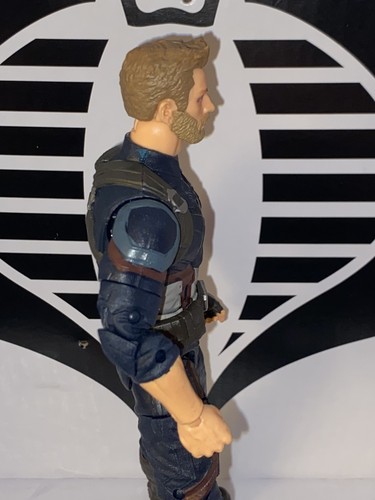 MARVEL LEGENDS STEVE ROGERS INFINITY WAR THANOS BAF WAVE LOSE FIGUR! NO BAF - Bild 15 von 18