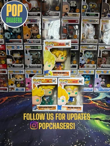 Funko POP! Animation: Dragon Ball - Super Saiyans Set #860-862-1281