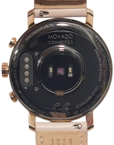 MOVADO CONNECT 2.0 WEAR OS 40mm GOLD ION-PLATED ST. STEEL DIGITAL SMARTWATCH - 第 6/10 張圖片