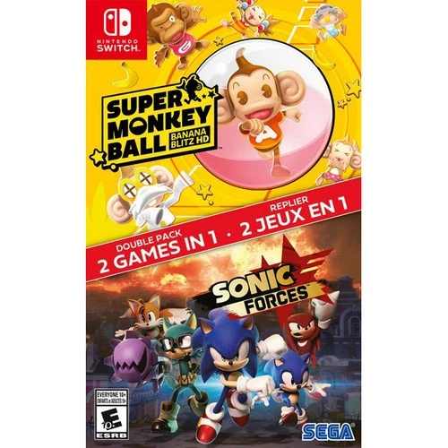 Sonic Forces + Super Monkey Ball Banana Blitz Double Pack (Nintendo Switch)