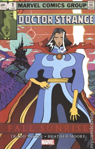 Doctor Strange Fall Sunrise 1A Moore VF 2023 Stock Image