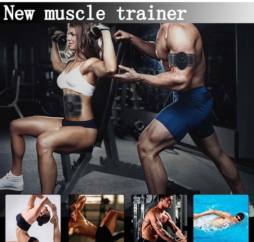 ABS Stimulator Abdominal EMS Muscle Training Toning Belt Trainer Fitness Belt US - Picture 4 of 7