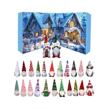 2025 Christmas Gnome Calendar Christmas Countdown Gnome Dolls Calendar