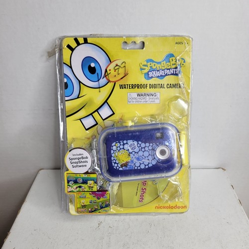 SpongeBob SquarePants Waterproof Digital Camera Bundle w/ Nickelodeon Software