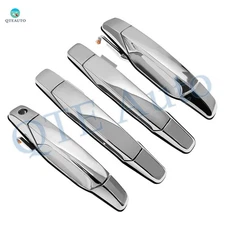 Set of 4 Front-Rear Door Handle For 2007-2013 Cadillac Escalade EXT