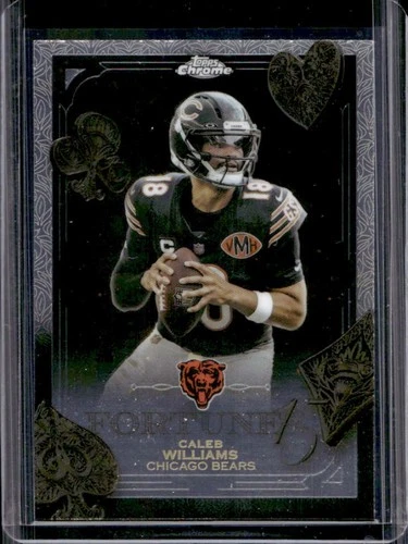 2025 Topps Chrome Caleb Williams Base (RAW)