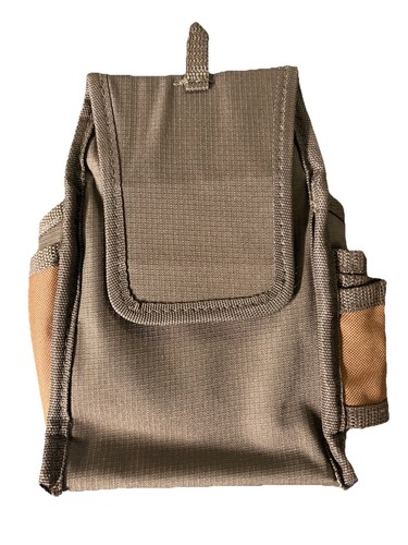 Bucket Boss 54140 RipStop Poly Tool Pouch with FlapFit: 9 Pockets & 8 Tool Loops - Picture 3 of 7