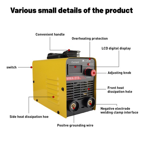 110V 300AMP Mini IGBT ARC Welding Machine Inverter DC MMA Electric Welder Stick - Bild 7 von 10