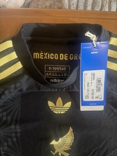 Mexico National Team Jersey Gold Adidas Authentic