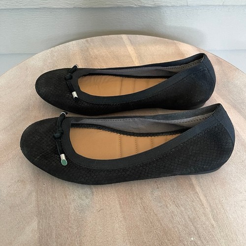 Kelly & Katie Perri Ballerinas Damengröße 9,5 schwarz strukturiertes Leder - Bild 5 von 10