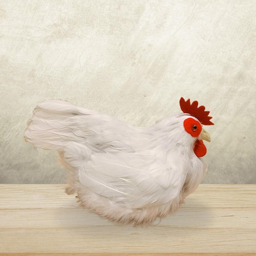 Hen Model Lifelike Figurine Chicken Simulation Model for Easter Garden - Bild 2 von 6