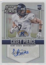 2015 Panini Prizm Collegiate Draft Picks Silver Casey Pierce #196 Rookie Auto RC