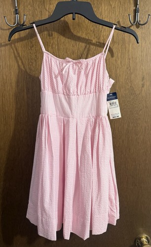 Girls Pink/White Ralph Lauren Sundress Nwt Size 7