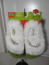 NEW THE GRINCH SLIPPERS size LARGE 9/10