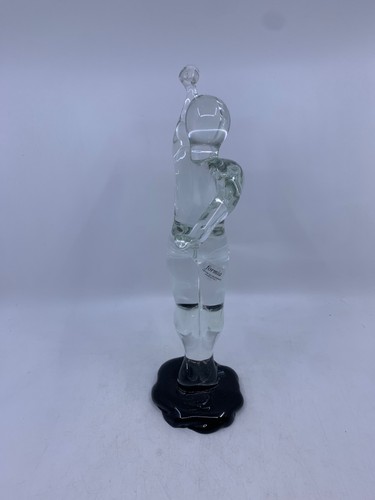 ¿Jabalina deportiva de atletismo Formia Vetro de cristal de Murano? Figura firmada Italia