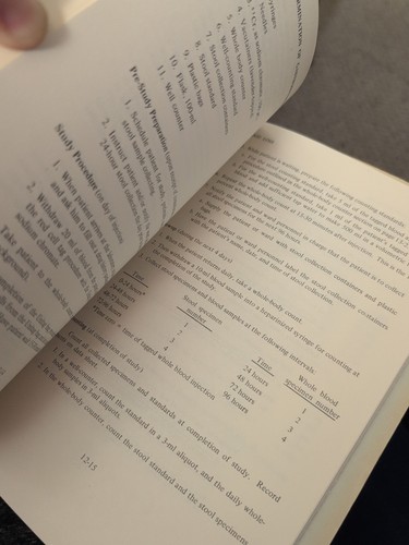 1969 Bethesda Maryland Naval Medical School Radioisotope Lab Book - Bild 5 von 9