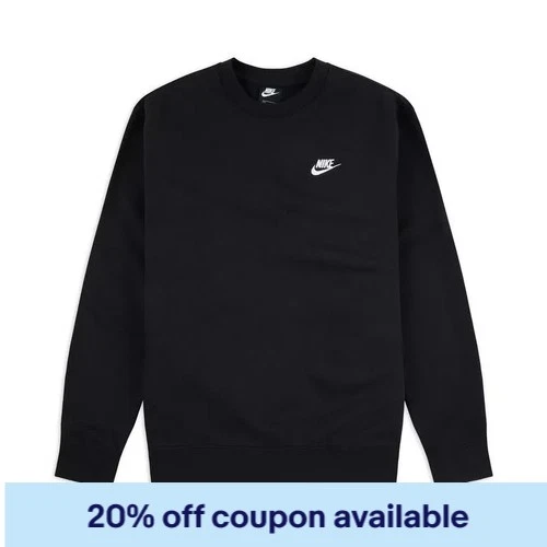 Nike Mens Sportswear Club Crew Neck Fleece Sweatshirt
